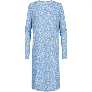 MEY Nachthemd »Flower Meadow« Ohne Taschen Floraler Print, blau