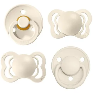 BIBS Try-It Size 1: 0+ months Set für Kinder ab der Geburt Ivory