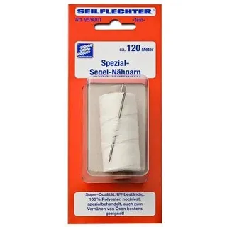 Navyline SEILFLECHTER Segelgarn 120 m Spule mit Nadel - fein