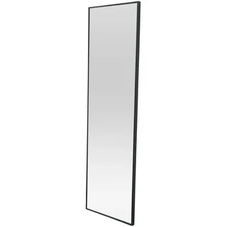 [en.casa] Türspiegel Lesina Aluminiumrahmen 120x37cm Schwarz