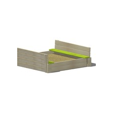 Bild Sandkasten mit Holzabdeckung und Sitzflächen natur (WE-105)