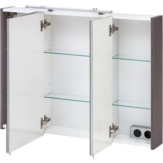Schildmeyer Trient 90 cm braun mit LED-Beleuchtung