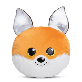 NICI Kuschelkissen Fuchs Runizzi 32 x 32 cm Grau