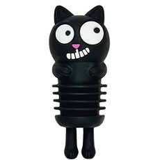 moses. Ed, the Cat Flaschenstöpsel, Silikonverschluss für Flaschen, spülmaschinengeeigneter Flaschenverschluss in Katzenform