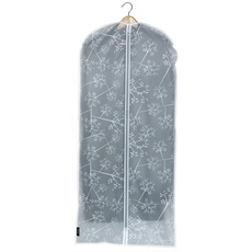 Domopak® White Leaf atmungsaktiv Kleid Tasche Schutzhülle – geeignet für Hochzeit Kleider, Kleid Kleidungsstücke, Kleider, Kleider und mehr Kleidung – Größe 60 cm x 135 cm