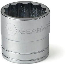 GearWrench 80793 1/5,1 cm Antrieb 12 Point Standard SAE Sockel 1–3/40,6 cm schwarz