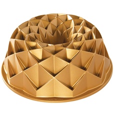 Nordic Ware Gugelhupf Jubilee, gold, filigranem Design, Aluminium, Antihaft, NW 88377