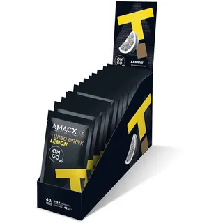 Amacx Turbo On The Go Energy-drink Monodosis-box Zitrone 40g 12 Einheiten - Black - One Size