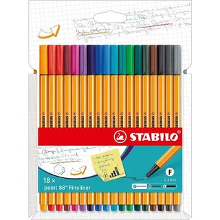 Stabilo - Fineliner - point 88 | 18er Pack