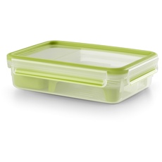 Tefal - MASTERSEAL Micro - Aufbewahrungsbox, Kunststoff, grün, 1.2L