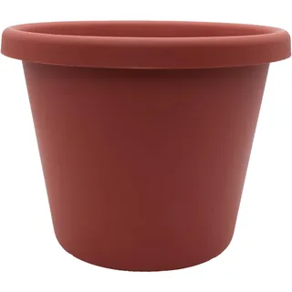 The HC Companies Klassischer Übertopf aus Kunststoff, rund, 17,8 cm, für Innen- und Außenbereich, Pflanzen, Blumen, Kräuter, Ton