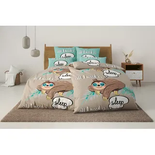 MY HOME Bettwäsche »Physalis« 2 tlg. in Gr. 135x200 oder 155x220 cm, 100% Baumwolle, mehrere Designs, grau