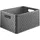 Aufbewahrungskorb COUNTRY 36,8 x 27,8 x 19,1 cm grau