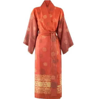 Bassetti Baumwollsatin-Kimono PALLAVICINO Farbe ROT R1 Größe S-M