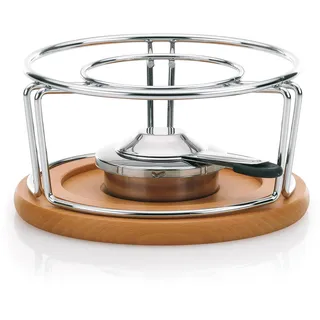 Kela Rechaud Natura Edelstahl silber glänzend 3tlg 11,5cm 21,5cmØ