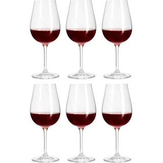 Leonardo Rotweingläser Tivoli 580 ml - 6 Stück - Transparent