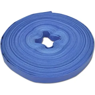 Wasser-Flachschlauch 50 m 1 Zoll PVC - Blau