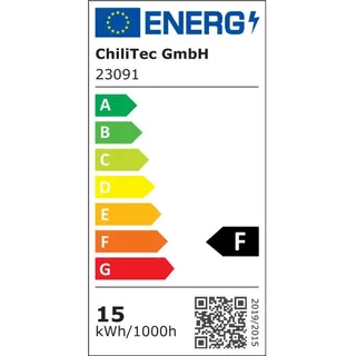 ChiliTec LED Außenlampe mit Bewegungsmelder Reichweite 9 m 140° Sensor - Wandlampe für Haus Garten - Leuchte in weiß für Innen und Aussen