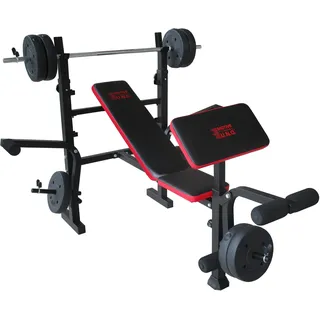 Motive by U N O Fitness Hantelbank Bronx Schwarz/Rot