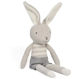 jollein 037-001-65366 Stofftier Kuscheltier Hase Kaninchen Junge Joey grau 50 cm