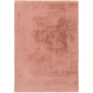 Hochflorteppich , Rosa , Textil , Uni , rechteckig , 200x290 cm , Oeko-Tex® Standard 100 , für Fußbodenheizung geeignet , Teppiche und Böden, Teppiche, Hochflorteppiche & Shaggys