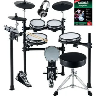 XDrum DD-530 E-Drum Set mit Hocker, Kopfhörer und Schule