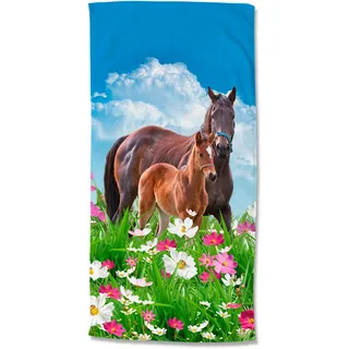 Good Morning Dora Strandtuch 75 x 150 cm mehrfarbig