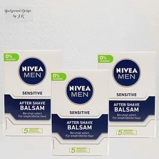 NIVEA Men, After Shave Balsam für Empfindliche Haut 6er Pack (6x 100ml)