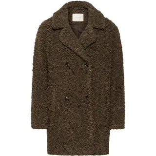 Wintermantel KAFFE "Damen Jacke KAbalmi", Damen, Gr. 46, braun (major braun), Obermaterial: 100% Polyester PES., Mäntel Wintermantel