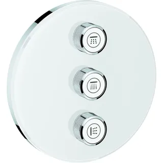 Grohe Grohtherm SmartControl Kontrollfeld mit 3 Ventilen moon white (29152LS0)