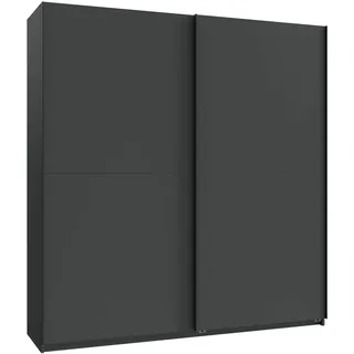 WIMEX Schiebetürenschrank Mugano 180 x 198 x 65 cm Schwarz