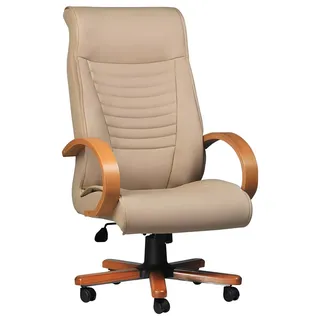 Luxus Gaming Chair Beige Bürostuhl Schreibtisch Drehstuhl Chefsessel Neu - Beige