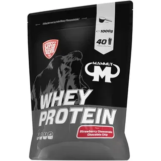 Mammut Whey Protein Strawberry Cheesecake Chocolate Chips Pulver 1000 g