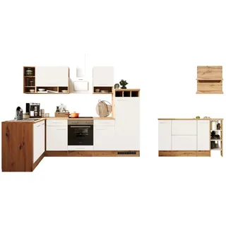 Respekta Winkelküche L-Form 280 cm Weiß