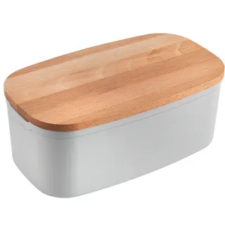 Metaltex Brotkasten Bready, Swiss-made, mit Schneidebrett Deckel
