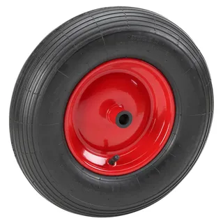 Metafranc Schubkarrenrad 4.80/4.00-8, luftbereift, 250kg Tragkraft, Ø 400mm, mit Stahlfelge