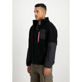 Alpha Industries Funktionsjacke "Sherpa Zip-Jacket", schwarz