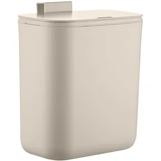 Relaxdays Küchenmülleimer 9 l Beige