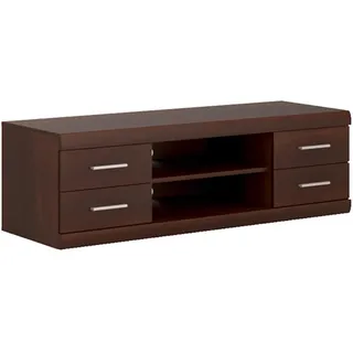 Feldmann-Wohnen Lowboard Imperial nussbaum imperial 140 cm / 45 cm / 44 cm , Braun , Holz , Rechteckig , 140x44x45 cm , Wohnzimmer, TV Möbel, Lowboards, Lowboards stehend