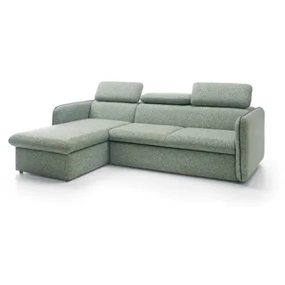 Design Ecksofa Schlafsofa Multifunktion Couch Leder Textil Polster Sofas Kasten
