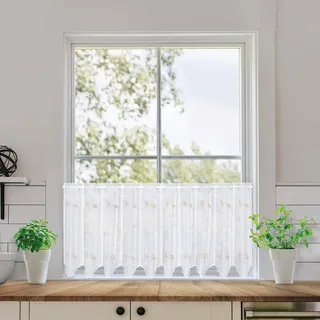 Gerster Scheibengardine »Hanna, nach Maß« Durchzuglöcher 1 Stk. tlg. SB-Bistro "Hanna", nach Maß, weiß
