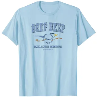 Looney Tunes Road Runner Beep Beep T-Shirt, Herren, Himmelblau, XL