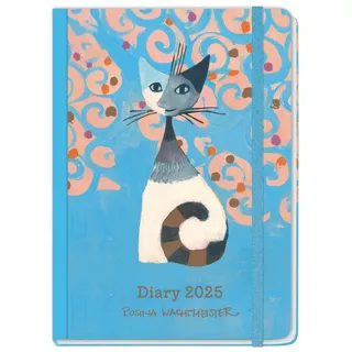 Heye Rosina Wachtmeister Journal A5 2025: Taschenkalender 2025. Schön illustrierter Buch-Kalender mit Punktraster, Gummiband und Lesebändchen. ... 224 Seiten. (Bullet Journal Kalender Heye)