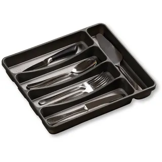 KESPER Besteckkasten Kunststoff B 29 x T 33 x 4,5 cm Grau