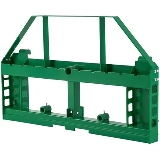 Vevor Kompaktlader, 1814 kg, 1270 x150x752 mm Palettengabelrahmenaufsätze mit 50,8 mm Anhängerkupplung & Speerhülsen, passend für John Deere Lader mit Schnellbefestigung, nur Rahmen