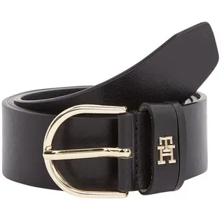 Tommy Hilfiger Damengürtel Leder 3,5 cm Schwarz 75