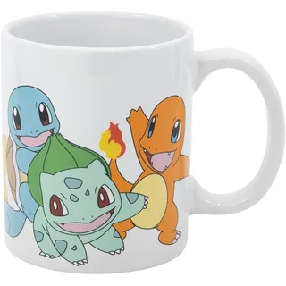 Stor KERAMIKBECHER 325 ML IN POKEMON 2 GESCHENKBOX, Bunt