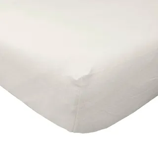Homescapes Spannbettlaken Flanell 90 x 190 cm Creme