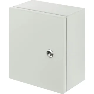 Elektrische Gehäusebox, wasserdichtes Design, Wandmontage, Silber