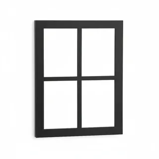 Relaxdays Bilderrahmen schwarz 18x13 cm 4er Set